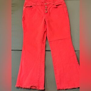 Peace Love World jeans - red